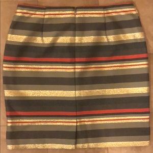 🍁Fall🍁Metallic Striped Skirt 🍁